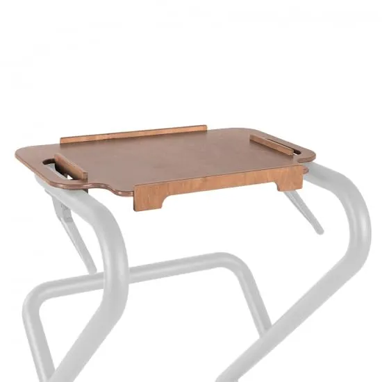 saljol-tablett-echtholz-dunkel-54x35-cm-f-r-wohnraumrollator-20-kg image 1
