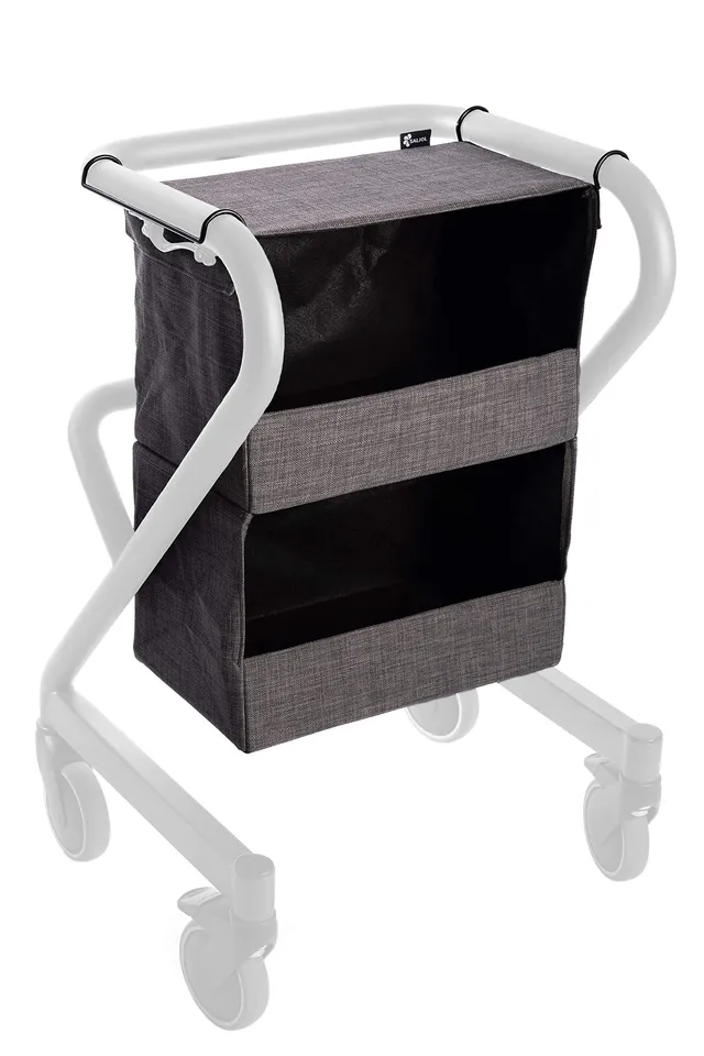 saljol-nachttischkasten-f-r-wohnraumrollator-webstoff-grau-20-kg-belastbar image 1