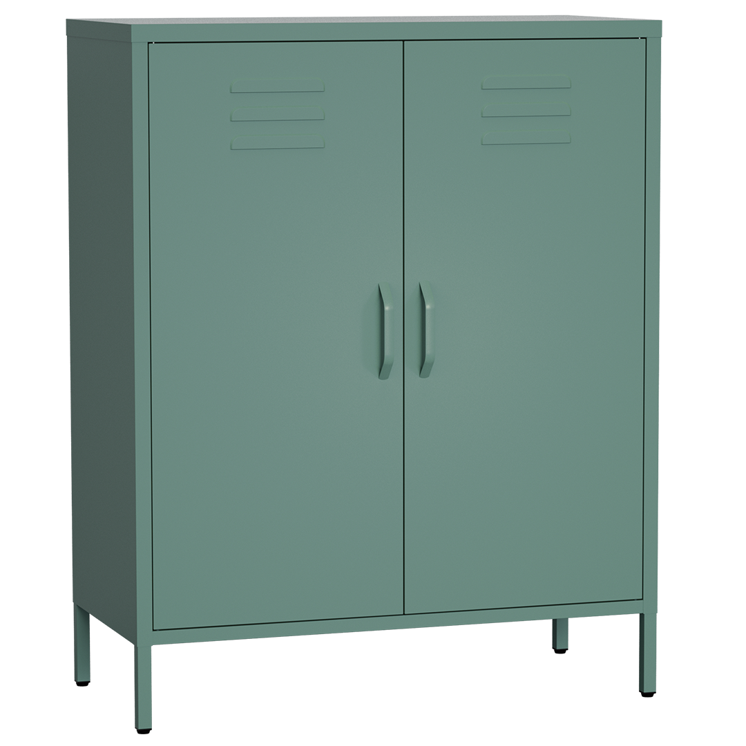 sk-lm-atria-metallkommode-mit-2-t-ren-abschlie-barer-schrank image 2