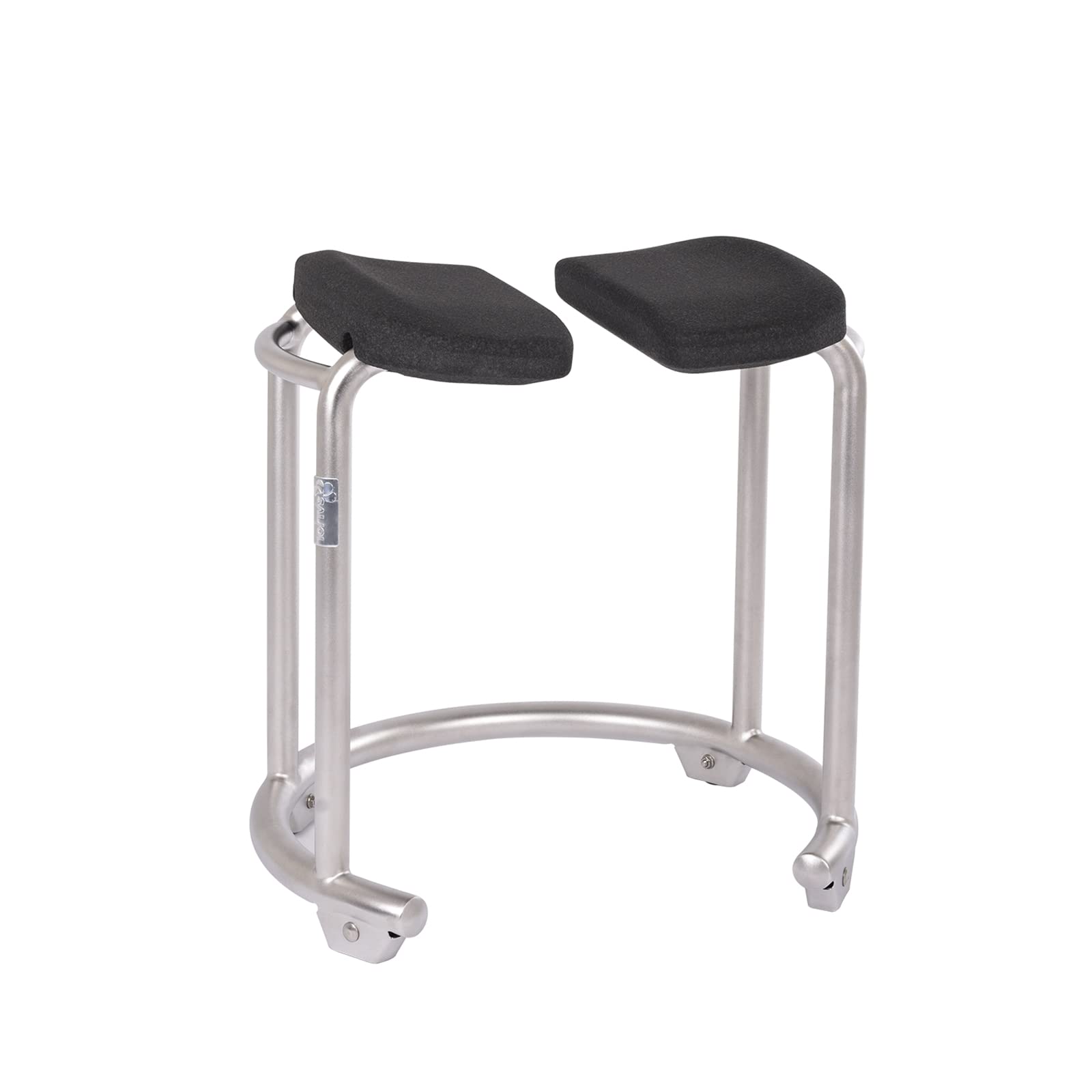 saljol-duschhocker-drehbar-mit-hygieneaussparung-silber-51-cm image 1