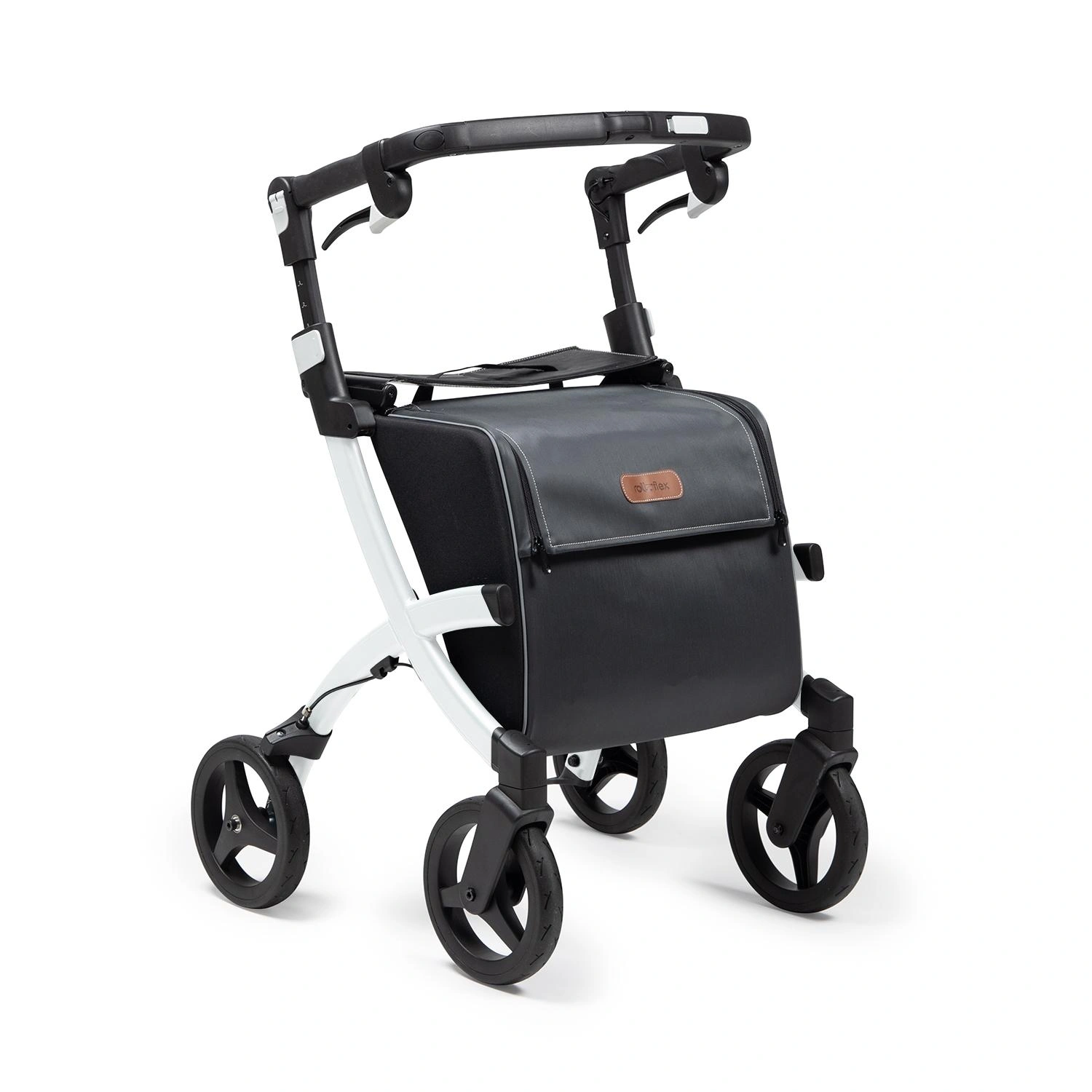rollz-flex-faltbarer-rollator-6-8-kg-mit-einkaufstasche image 1