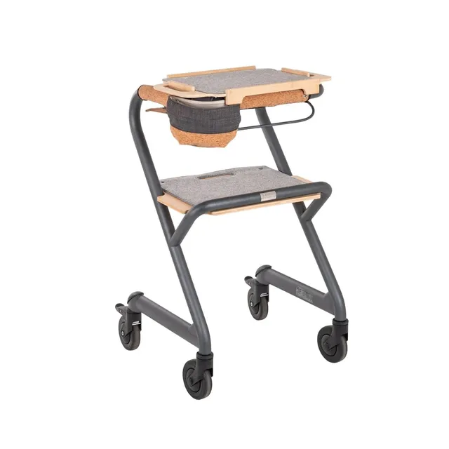 saljol-wohnraumrollator-vollausstattung-velvet-grey-sitzh-he-50-cm image 1