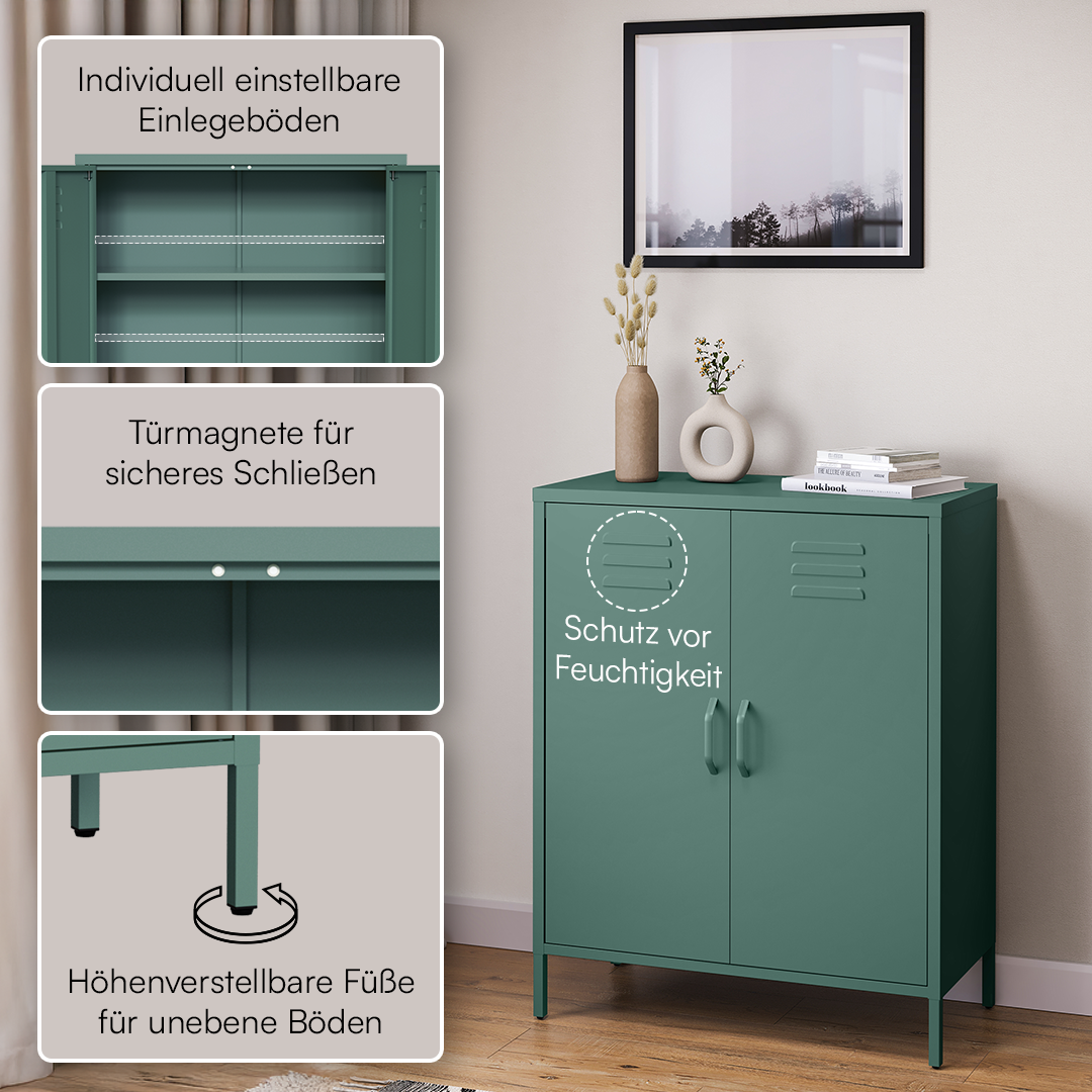 sk-lm-atria-metallkommode-mit-2-t-ren-abschlie-barer-schrank image 3