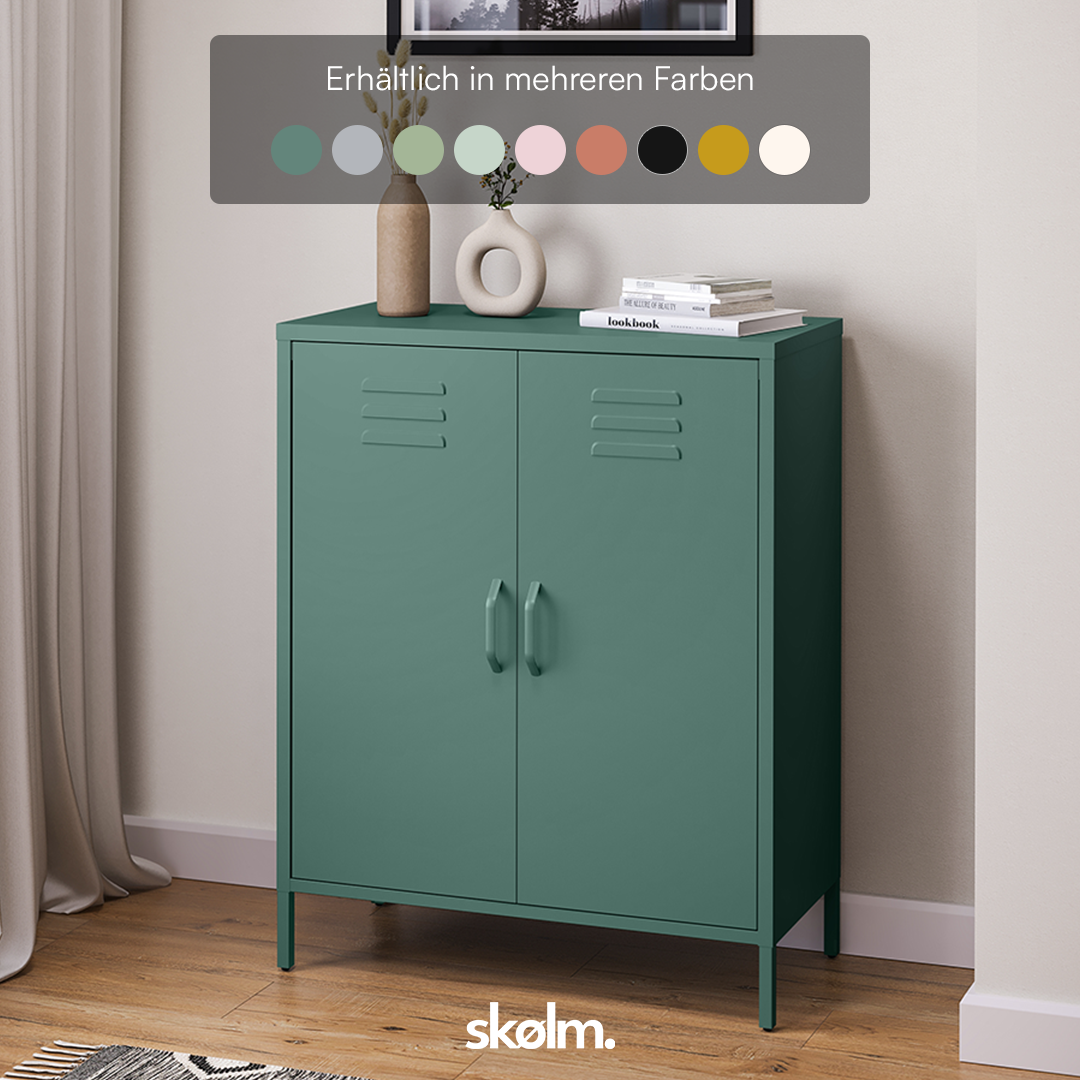 sk-lm-atria-metallkommode-mit-2-t-ren-abschlie-barer-schrank image 7